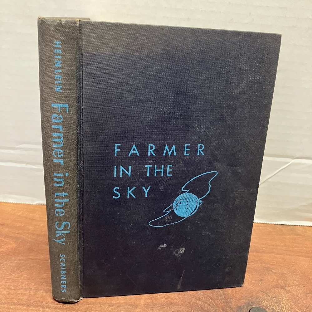 Farmer in the Sky Robert A. Heinlein 1953 Illustrated Sci-Fi Scribners Hardcover